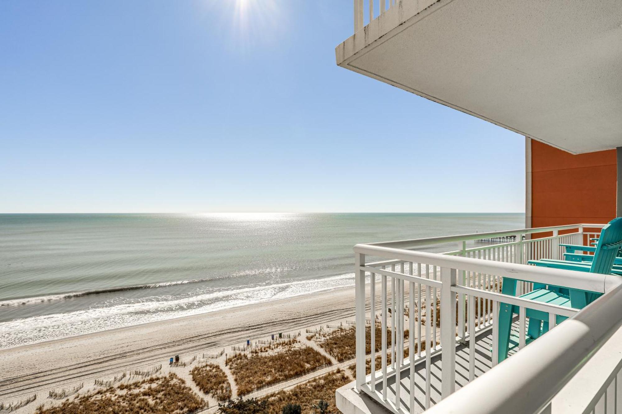 Oceanfront Condo With Huge Balcony Walk To Skywheel Myrtle Beach Exterior foto